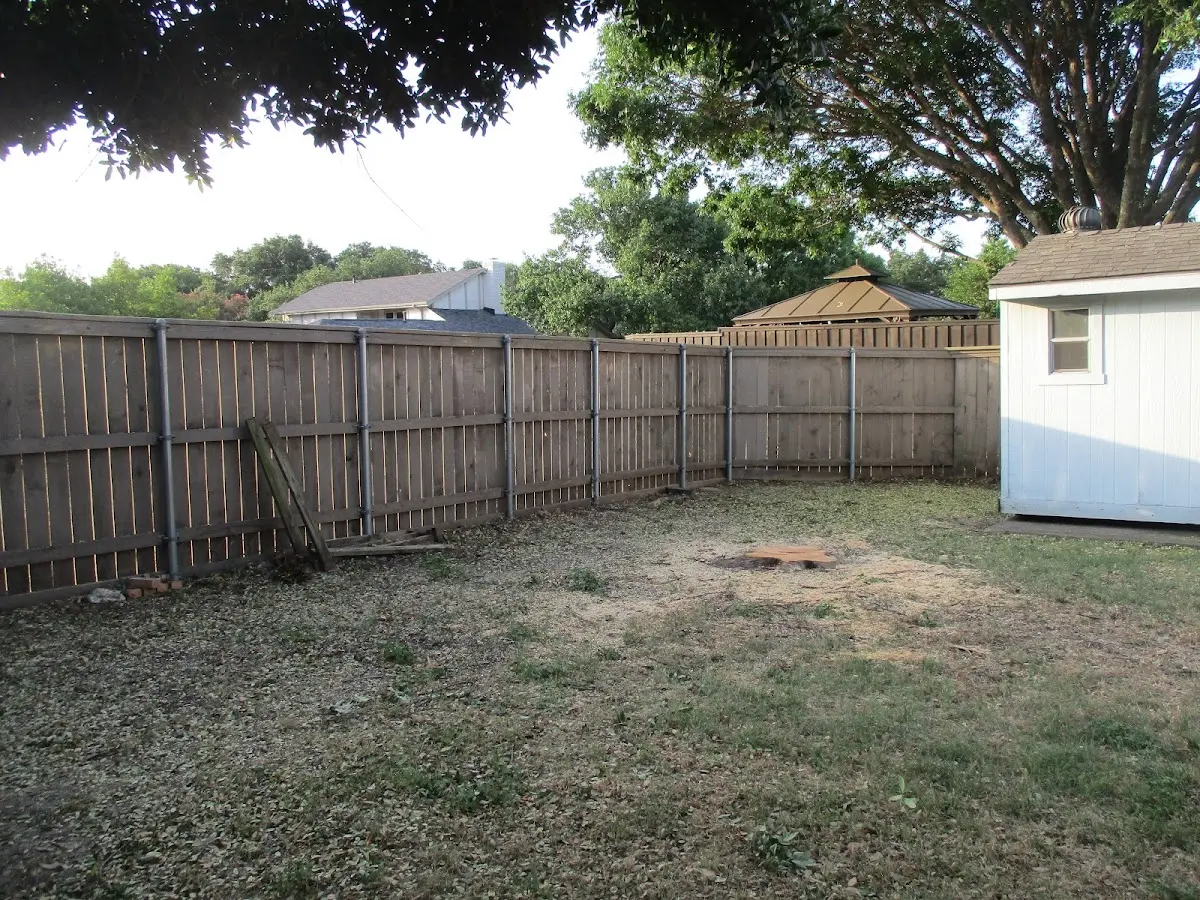 Cleared yard after professional tree removal in Suplee